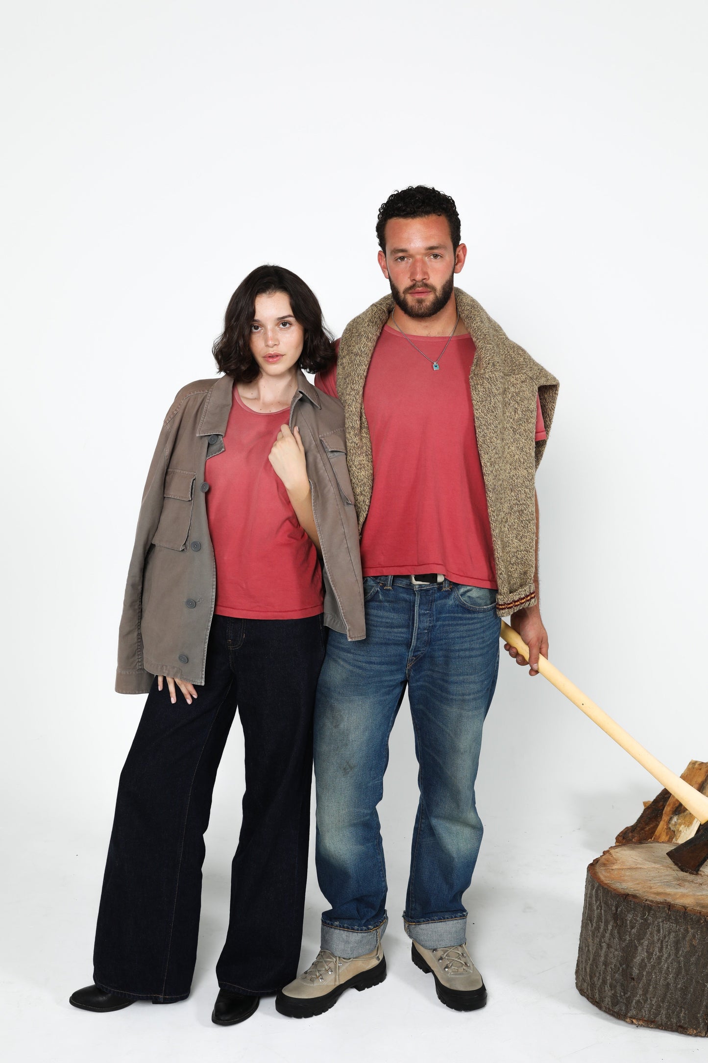 Laurel Tee - Burnt Red