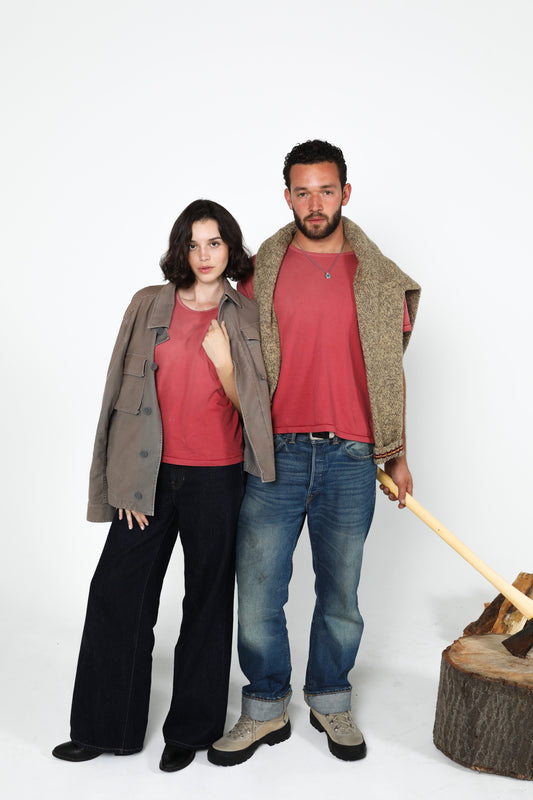 Laurel Tee - Burnt Red