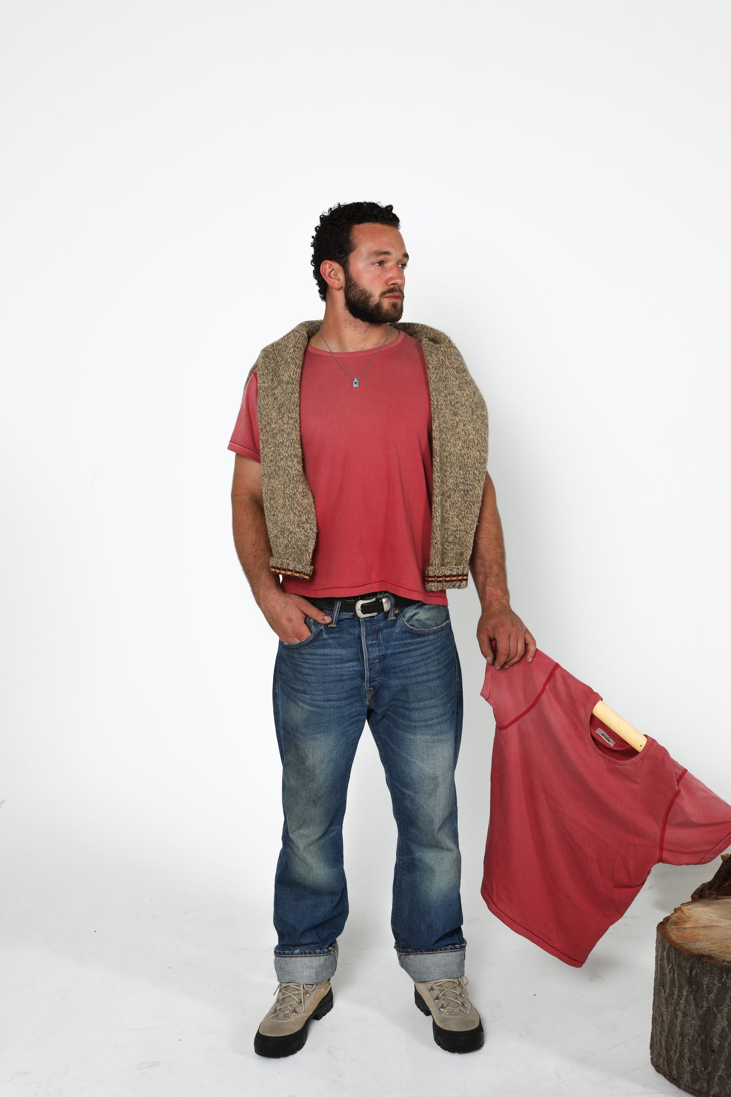 Laurel Tee - Burnt Red